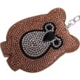 thumbnail image 3 of lionlar Crystal Diamond Keychain Animal Key Chain Keyring Rhinestone Women Charm #11, 3 of 5