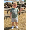 thumbnail image 5 of BemeyourBBs Toddler Baby Boy Summer Outfit Don't Hate Me Just Cuz I'm A Little Cooler Letter Print Crew Neck Short Sleeve T Shirt Tops and Shorts Set 2Pcs Cute Infant Boys Clothes, 5 of 9