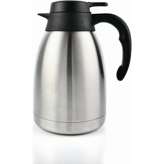 Superior Hub Thermal Coffee Carafe -Triple Wall Vacuum insulated Flask- keeping Beverages Hot for 12 hours /24 hours cold Tea, Water, and Coffee Dispenser (1.5 Liter/50 Oz)