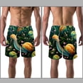 thumbnail image 3 of luoweisi Men's Beach Shorts Quick Dry Swim Trunks with Mesh Lining Snails L, 3 of 5