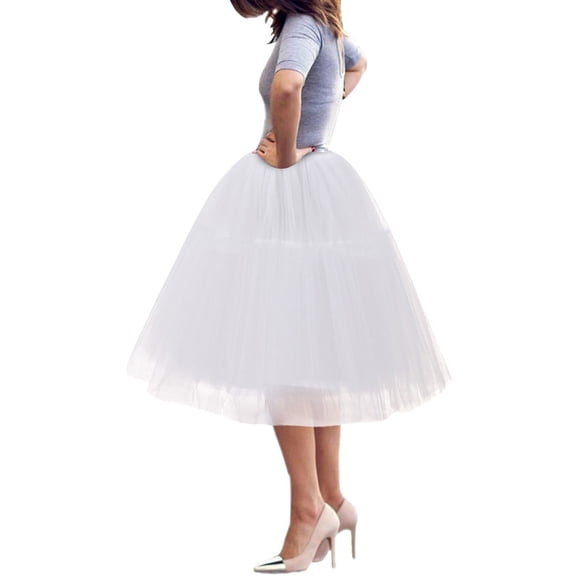 Women Tutu Skirt Knee Skirt Petticoat Skirts Rockabilly Tutu Skirt Slip Skirt
