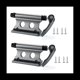 thumbnail image 5 of 2 Piezas Soporte Horquilla para Bicicleta,Cama de CamióN, Techo,Portabicicletas,Bloque de Bicicleta, Soporte de CamióN para CamióN, SUV, Remolque, Bicicleta de Carretera, Gris, 5 of 9
