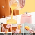 thumbnail image 4 of POINTERTECK Portable Blender 260ML Wireless Juice Blender Rechargeable Smoothie Blender with 1200mAh Battery and 4 Sharp Blades Mini Electric Fruit Juicer for Home Kitchen Office Travel, 4 of 9