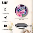 thumbnail image 2 of Glass Refrigerator Magnet 6Pcs Magnetic Fridge Sticker,Decor for Kitchen,Whiteboard,Cabinet,Cat With Iridescent Fur And Flowers, 2 of 5
