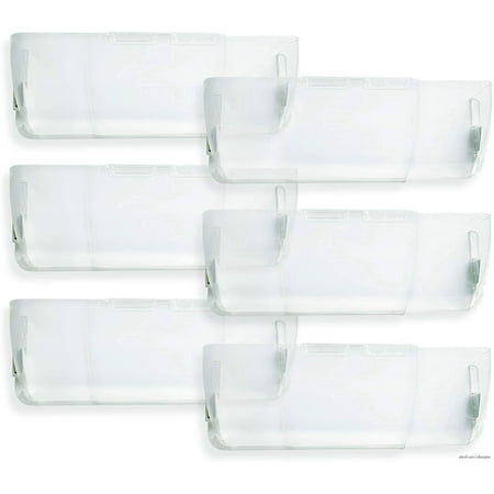 

Unbreakable Clear Plastic Heat And Air Vent Deflector-Magnetic And Adjustable 10-14 Inches For Use On Floor Vents Sidewalls And Ceiling Registers 6 Pack