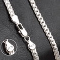 thumbnail image 2 of Joyería Unisex 925 Plata 6 Mm Pulsera Lateral Completa/18/20/24 Pulgadas Collar De Moda Conjunto De Joyas Para Mujer/Hombre Regalo De Cumpleaños, 2 of 3