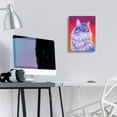 thumbnail image 4 of Epic Art 'Longhaired Purple Tabby Cat' by Rebecca Wang Art, Acrylic Glass Wall Art, 12"x16", 4 of 8