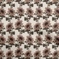 thumbnail image 1 of oneOone Polyester Spandex Brown Fabric Floral Sewing Material Print Fabric By The Yard 56 Inch Wide, 1 of 4