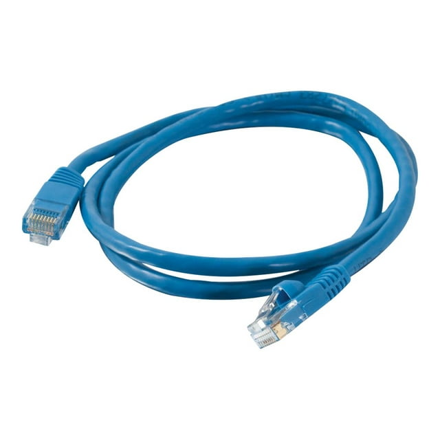 C2G 2ft Cat5e Ethernet Cable - Snagless Unshielded (UTP) - Blue - Patch cable - RJ-45 (M) to RJ-45 (M) - 2 ft - UTP - CAT 5e - molded, snagless, stranded - blue