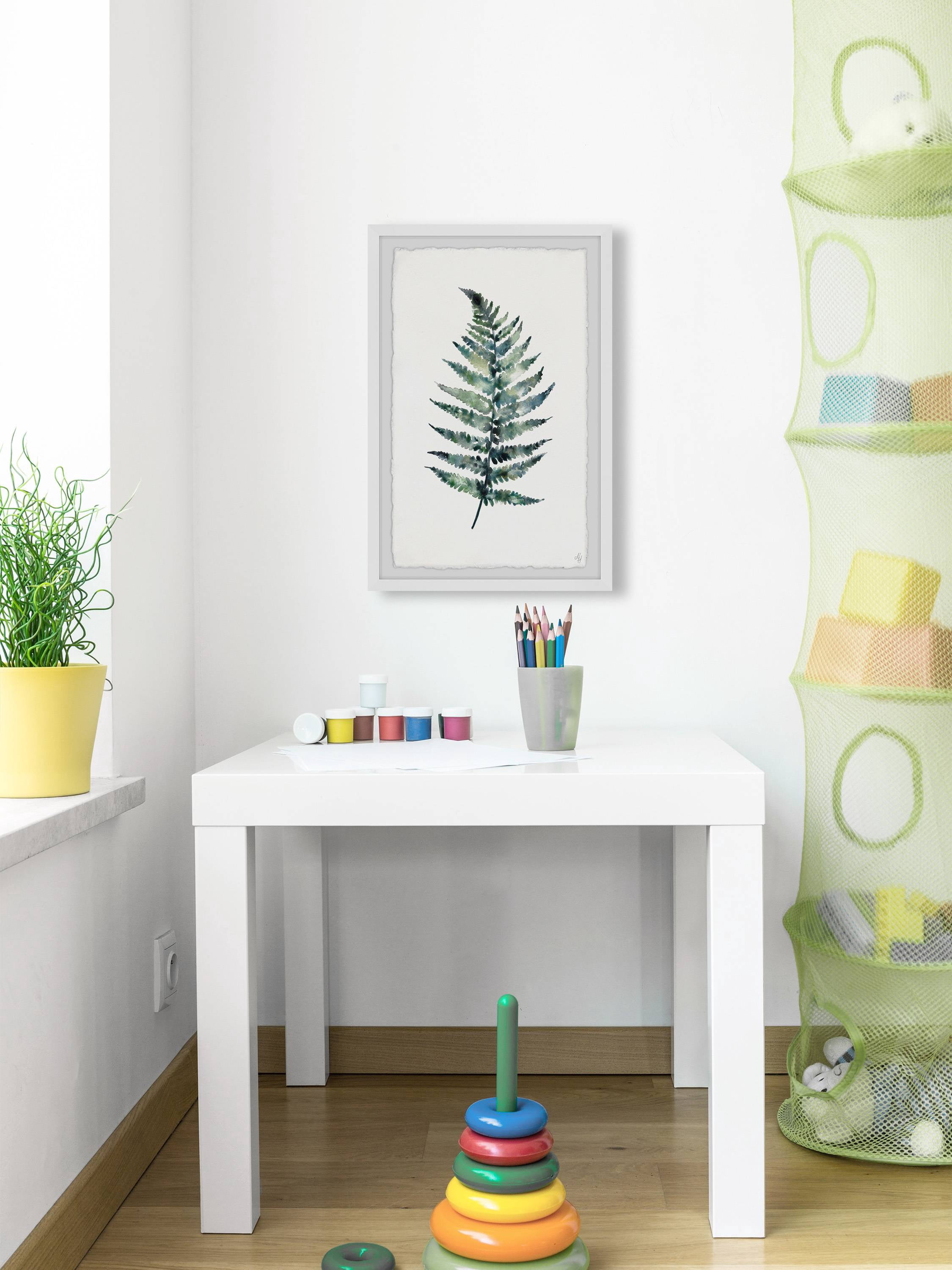 Marmont Hill Green Fern Framed Wall Art