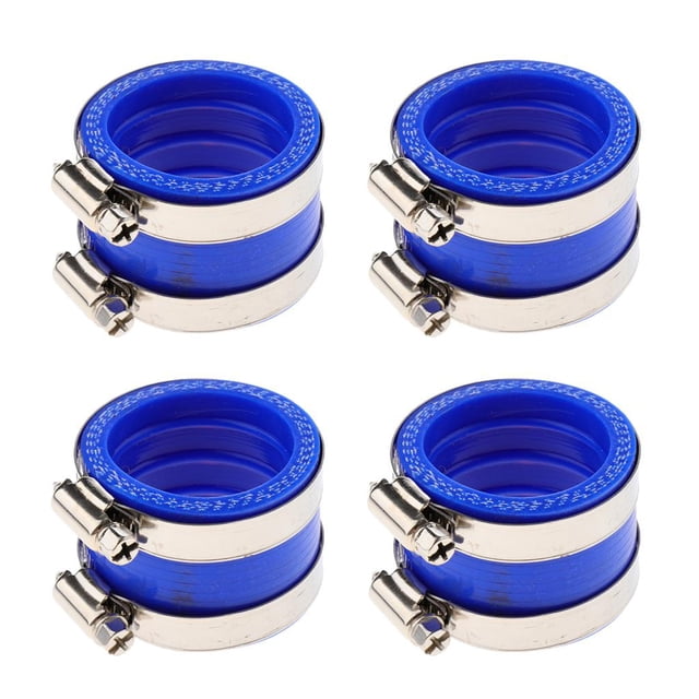 Adaptador de Interfaz de Carburador de Admisión de Carburador OKO de 4 Piezas 32mm / 34mm para , Resistencia a La Temperatura Cola Adaptador de interfaz de carburador