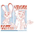 thumbnail image 2 of Juniors Zootopia 2 Judy Hopps and Nick Wilde Undercover T Shirt, 2 of 5