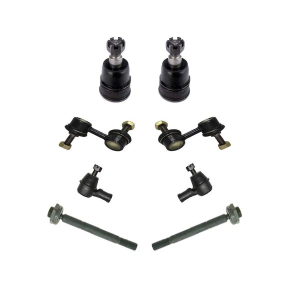 Front Ball Joint Sway Bar Link Tie Rod End Kit - Compatible with 2003 - 2011 Honda Element 2004 2005 2006 2007 2008 2009 2010