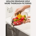 thumbnail image 6 of Multipurpose Over Sink Colander & Storage Basket - Food-Grade Plastic for Washing, Draining, Storing Fruits Vegetables Pasta Salad, with Pour Spout, 6 of 8