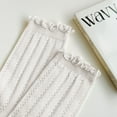 thumbnail image 4 of Women's Adorable Ruffled Lace-Up Socks Wicking Cotton for Casual Comfort 3 Pairs - White, 4 of 7