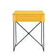 thumbnail image 2 of Urban Designs Elba Collection 1-Drawer End Table - Yellow, 2 of 4