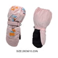 thumbnail image 2 of Injueey 6 pares de manoplas para niños, impermeables, de invierno, dibujos animados, copos de nieve, patrones para niños, cómodos, gruesos Type3 NO3, 2 of 6