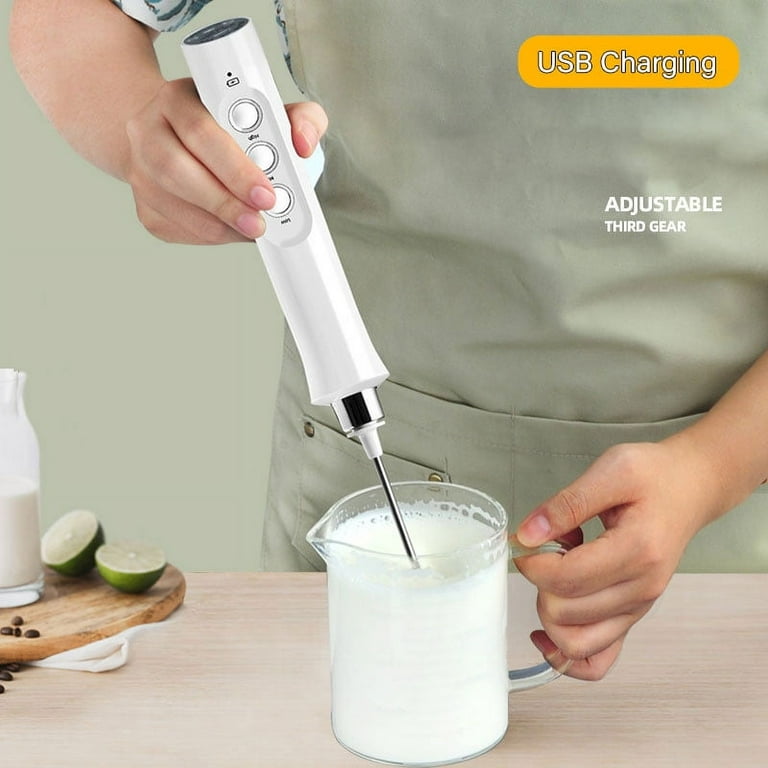 Handheld Foamer Portable Electric Milk Frother Foam Maker High