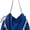 Dark Blue, variant on SPEKSEE Slouchy Shoulder Bag Large Lightweight Slouchy Hobo Tote with Rope Strap Casual Travel Duffel Nylon Purse Alt Overnight Bag