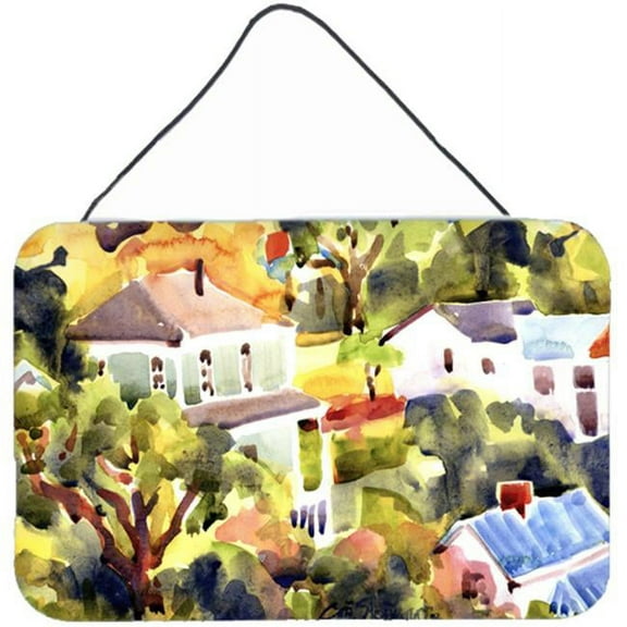 Houses Indoor Aluminium Metal Wall Or Door Hanging Prints