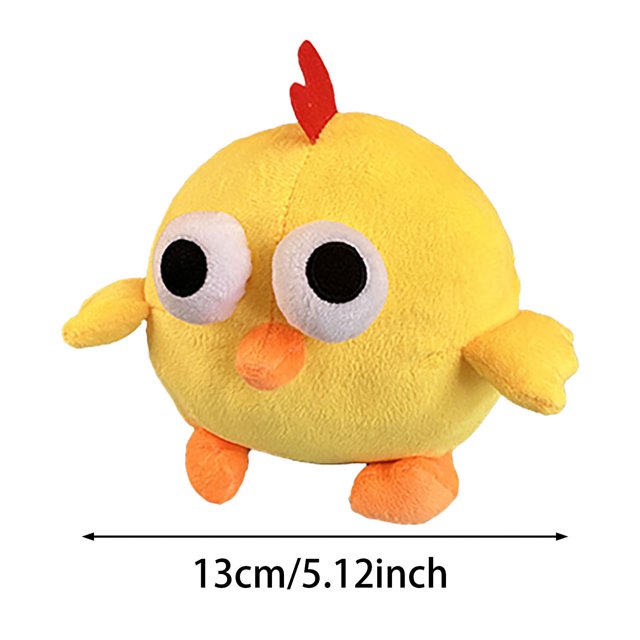 Moving Pet Plu Sh Toy Smart Interactive Dog Toy Pet Bouncing Ba Lls USB Rechargeable Washable Cartoon Chick Plu Sh Squeaky Chick Dog Toy For Dog Puppy And Cats