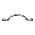 thumbnail image 3 of Mainstays 3" (76mm) Center-to-Center Footed Cabinet Pull, Satin Nickel, 2 Pack, 3 of 5