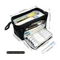 thumbnail image 3 of Estuche para lápices de gran capacidad: estuche portátil para bolígrafos de mano para estudiantes, adolescentes y adultos: ¡regalo perfecto para organizar la escuela y la oficina!, 3 of 7