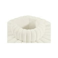 thumbnail image 4 of Meridian Furniture Arc Cream Velvet Modular Sectional, 4 of 7