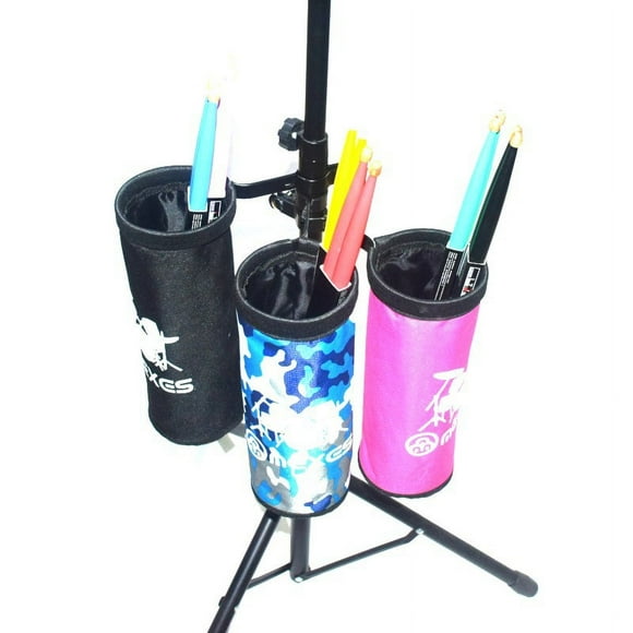 Juego de batería Barril para baquetas Abrazadera para baquetas Bolsa para baquetas Fácil de desmontar y práctico para Spectrum Rack Estante para platillos