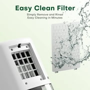 KLOUDIC Dehumidifier for Home (280 sq. ft), 37Oz Water tank,Portable and Quiet with Auto Shut Off