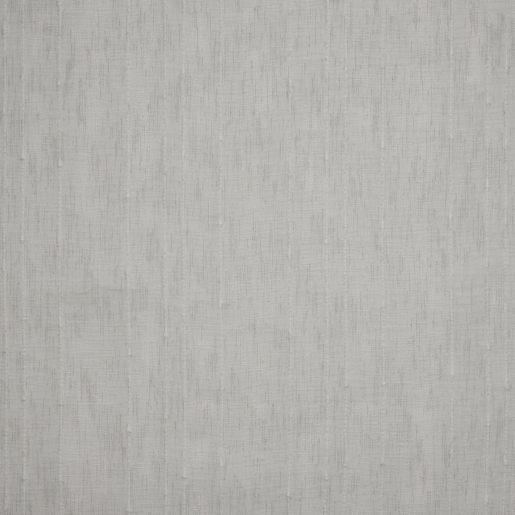 Exclusive Home Itaji Linen-Like Embellished Slub Sheer Rod Pocket Top Curtain Panel Pair, 54"x84", Silver