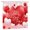 color 3, variant on JOOCAR Valentine's Day Shower Curtain, Romantic Red Rose Shower Curtain with 12 Hooks, Valentine's Day Bathroom Decor 72x72 Inch