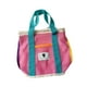 thumbnail image 3 of Mesh Beach Bolet Bolsa Bolsa Bolso de baños para mujer bolso de bolsas para mujeres para vacaciones en el gimnasio Al aire libre Sports Almacenamiento Azul rosa, 3 of 9