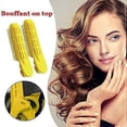 thumbnail image 2 of Pinzas para levantar la raíz con calor, potenciador de volumen, autoagarrador, levantador de raíz para cabello fino, color amarillo., 2 of 5