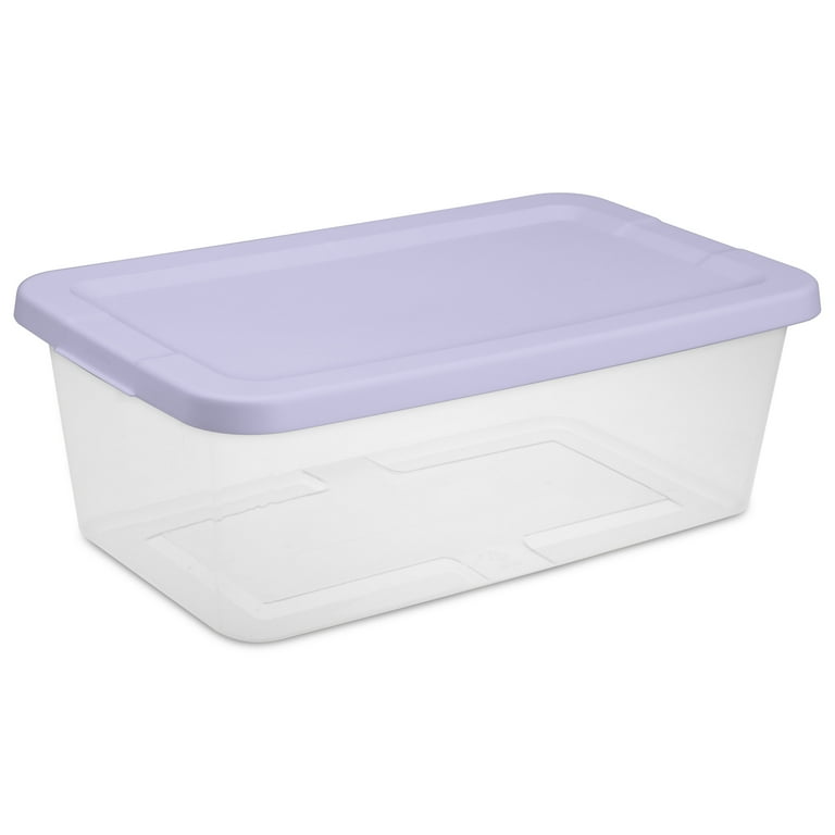 Lycee リセ 聚楽第 SSP サイン LO-2223-X Sterilite 6 Qt. Clear Plastic Storage Box Container with