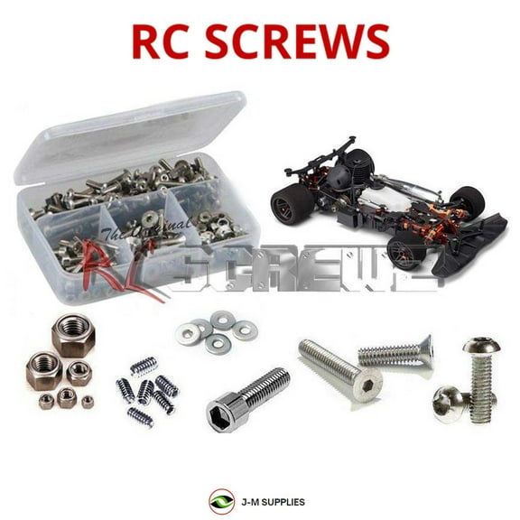 RCScrewZ Stainless Screw Kit hot030 for Hot Bodies R8 1/8th Onroad #110754 RC Car | SET