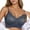 Grey, variant on ,Women's Comfortable Wireless Push up Bras No Underwire Seamless Bra Support Full Coverage Padded Bralettes Beige M