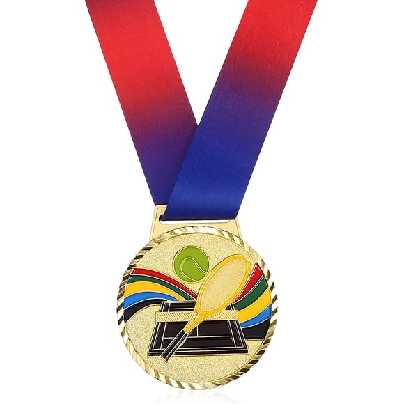 Medalla de tenis Medalla del ganador Medalla del primer lugar Medalla de alegría Medallas deportivas Medallas de premio Regalos de tenis Favores de fiesta