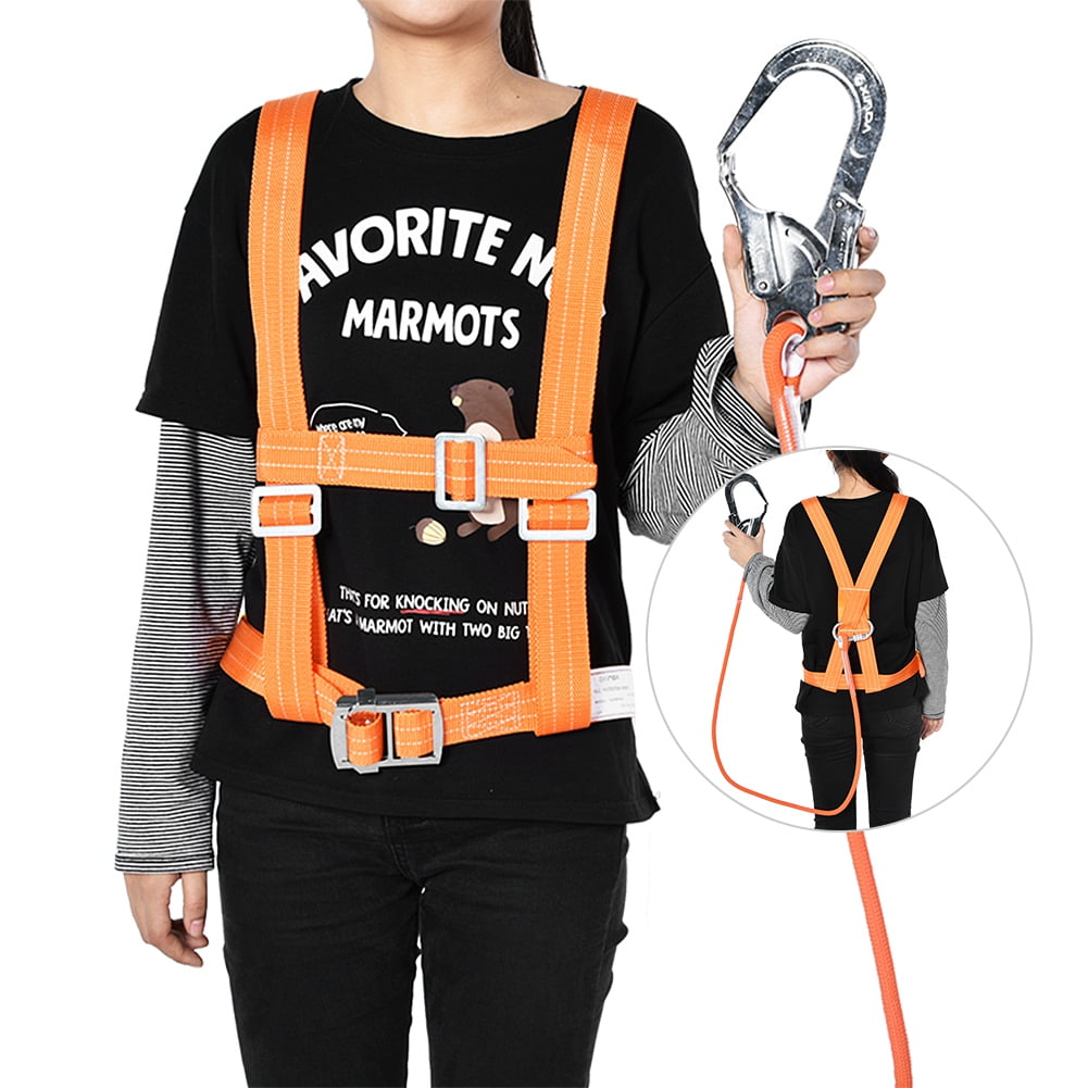 LYUMO 6 Stypes Outdoor Adjustable Climb Harness Safety Belt Rescue Rope