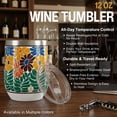 thumbnail image 5 of Biddlebee 12oz Insulated Stainless Steel Stemless Wine Tumbler, Faith, 5 of 7