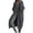 Dark Gray, variant on dGslk Women's Long Open Front Chunky Knit Cardigan Sweater with Pockets Cozy Oversized Fall Winter Outerwear Khaki XL