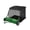 Green, variant on Heavy Duty 44 Inch Tow Behind Lawn Sweeper - 29 cu.ft. Extra-Large Leaf & Grass Collector - Tool-Free Adjustable Brush Height - Easy Dumping Rope - Ideal for Riding Mowers, Yard & Driveway Cleanup