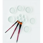 Creative Mark Ebony Splendor Short-Handled Synthetic Sable Paint Brush, Rigger # 2, Teijin Multi-Filament Hair, Handcrafted Synthetic Paint Brushes for Acrylic Painting, Watercolor Painting and More