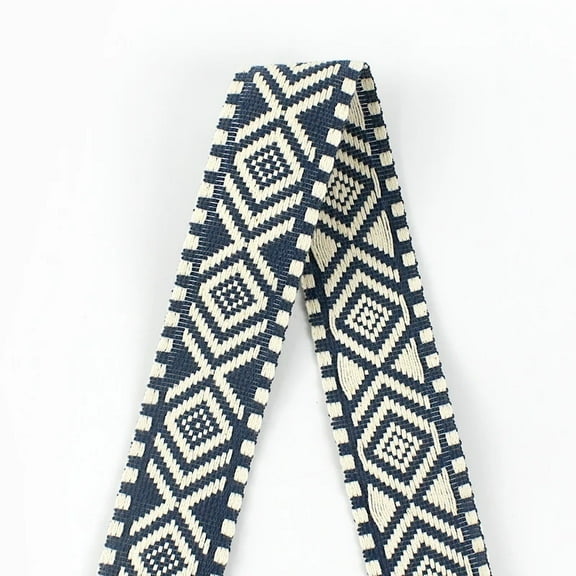 5Meters 38mm Colorful Jacquard Cotton Webbing Ribbon Canvas Straps Bag Shoulder Strap Clothing Band Sewing Accessorie