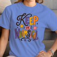 thumbnail image 3 of Smartprints Inspirational Quote Women's T-Shirt Violet, Cotton, 3XL, 3 of 4