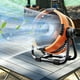 thumbnail image 1 of ¡Gran Ahorro!, Ventilador de camping nuevo 2024 con luz nocturna potente y multifuncional, recargable, para colgar, control remoto inteligente Akmoler, 1 of 9