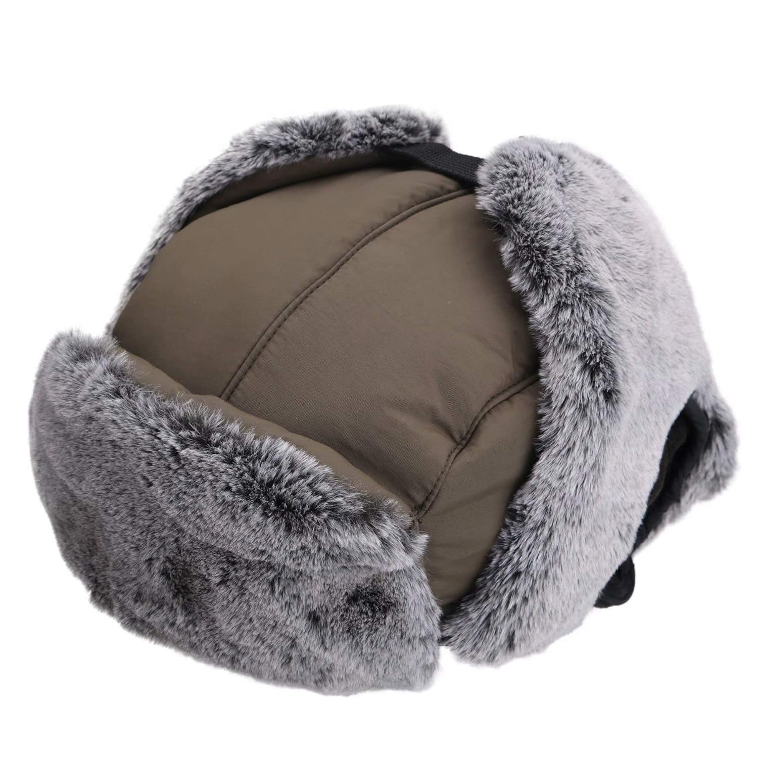 Holzlrgus Warm Trapper Hat for Men Winter Russian Hats Ushanka Hunting Hat