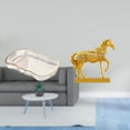 thumbnail image 2 of Bandeja de almacenamiento,Bandeja rectangular para servir,bandeja para postres y frutas de cocina,Estatuas de caballos,Estatuas de caballos Figura de caballo Figura de caballo,Escultura de, 2 of 7