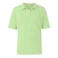 thumbnail image 6 of Resicozy Men's Polo Shirts Short Sleeve Button Down Golf Classic Fit Casual Fashion Solid Color T-Shirt Light Green L, 6 of 8