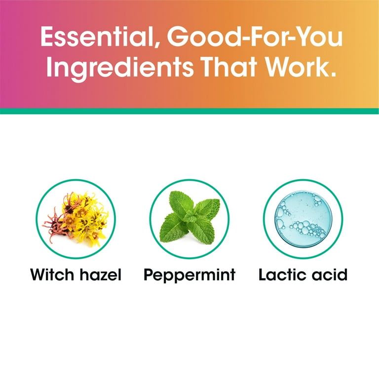 vH Essentials Personal Cleansing Spray, Alcohol-Free Witch Hazel